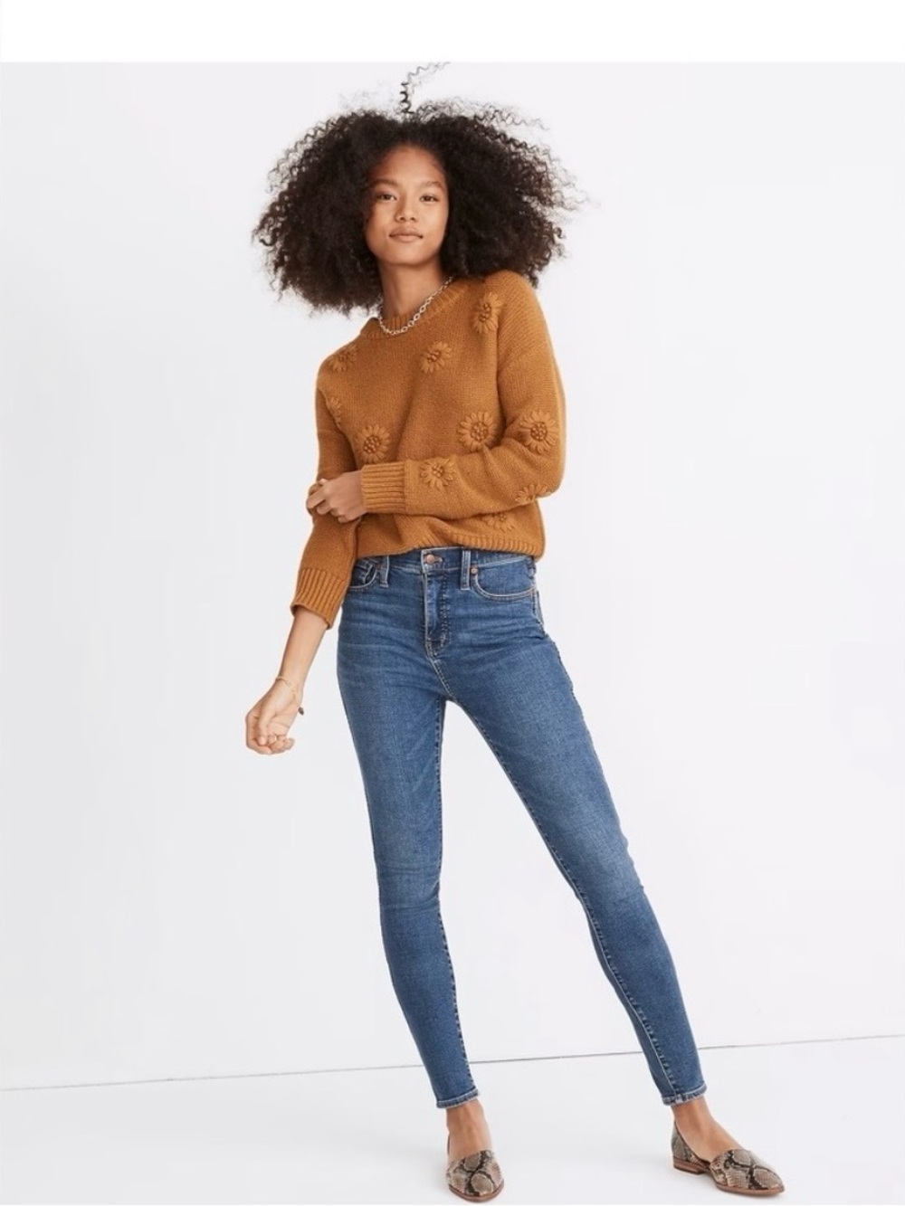 Madewell 10-in High-Rise Skinny Jeans in Blue Denim